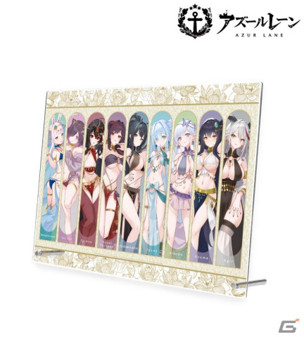 「アズレン」描き起こしイラストを使用したトレーディングアクリルキーホルダーなどが登場！島風やジャーヴィス、大鳳が踊り子の姿にの画像12
