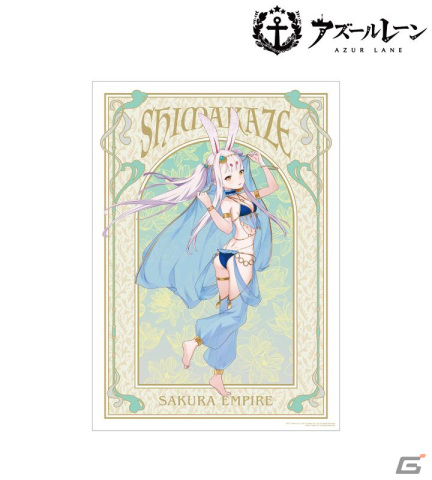 「アズレン」描き起こしイラストを使用したトレーディングアクリルキーホルダーなどが登場！島風やジャーヴィス、大鳳が踊り子の姿にの画像16