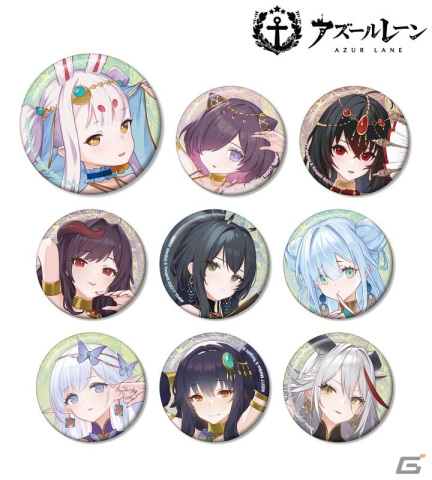 「アズレン」描き起こしイラストを使用したトレーディングアクリルキーホルダーなどが登場！島風やジャーヴィス、大鳳が踊り子の姿にの画像8