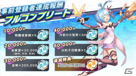 タワーオフェンス型RPG「Knightcore Kingdom」が配信！URハロウィンコーリン★が登場するイベントや最大200回無料の元粒子召喚も開催の画像3