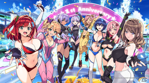 「ドルフィンウェーブ」は1周年！ISRWのプレイアブル化に加え1日1回無料10連ガチャキャンペーンも実施の画像1