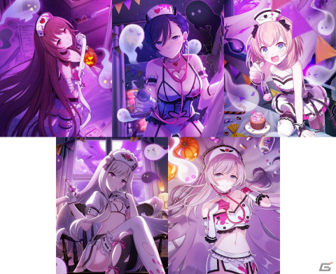「ごまおつ」でハロウィンイベント乙女編「CURSED NURSE HALLOWEEN！！」が開催！セクシーなナース姿の使い魔「【看悪戯】5乙女」が登場の画像6