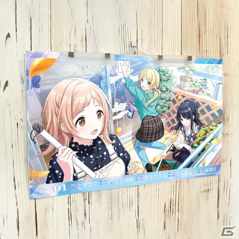 「シャニマス」911種類のアートから選んで作れるSELEPOの壁掛けカレンダー＆卓上カレンダーが受注開始！アート50枚が選べるGraphicalBoxもの画像2