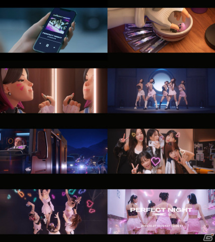 LE SSERAFIMと「オーバーウォッチ 2」のD.Vaたちがコラボ！「Perfect Night」のMVティザーが公開の画像1