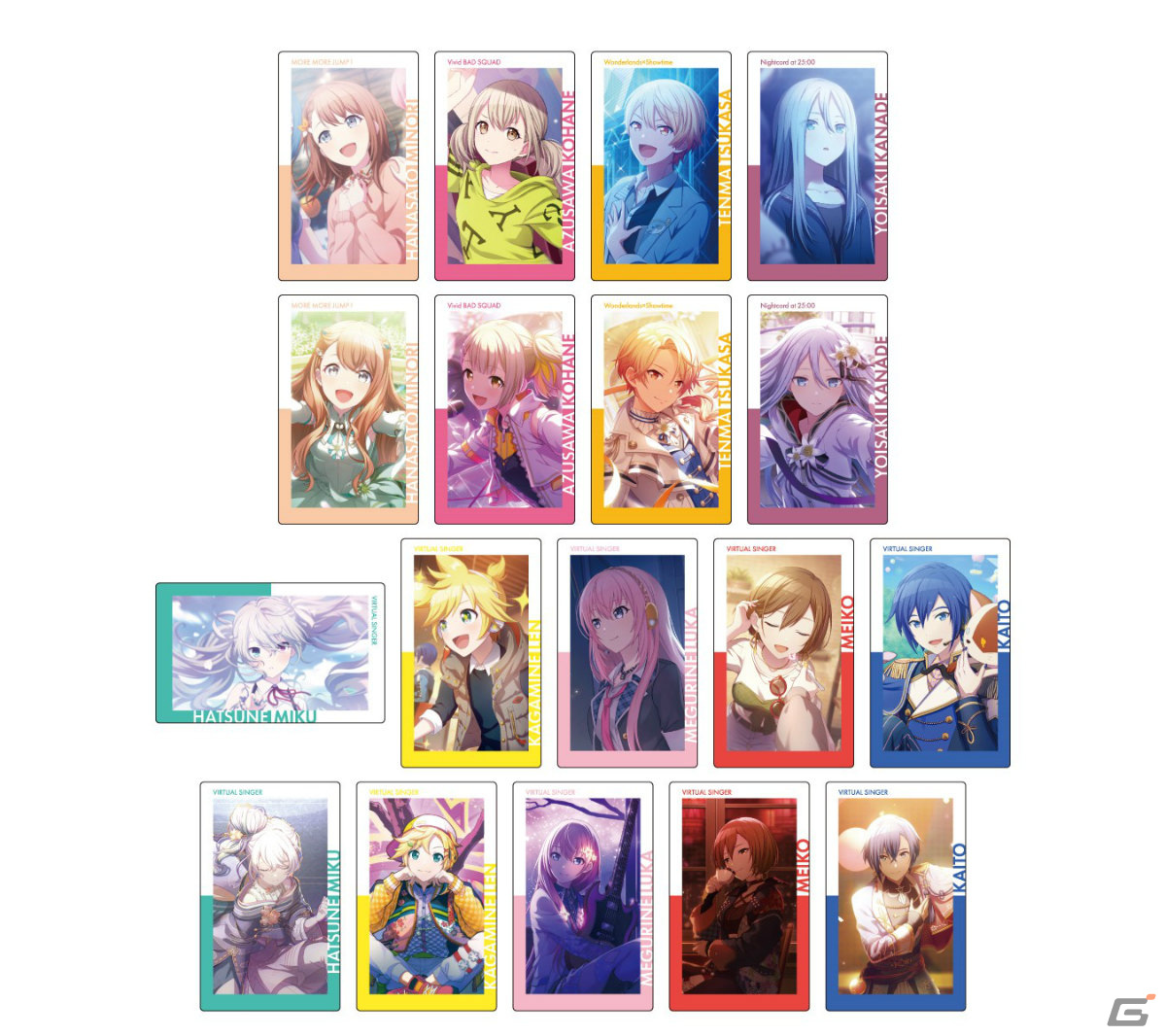 プロセカ」Brand New World ePick card seriesやブランケットなどの