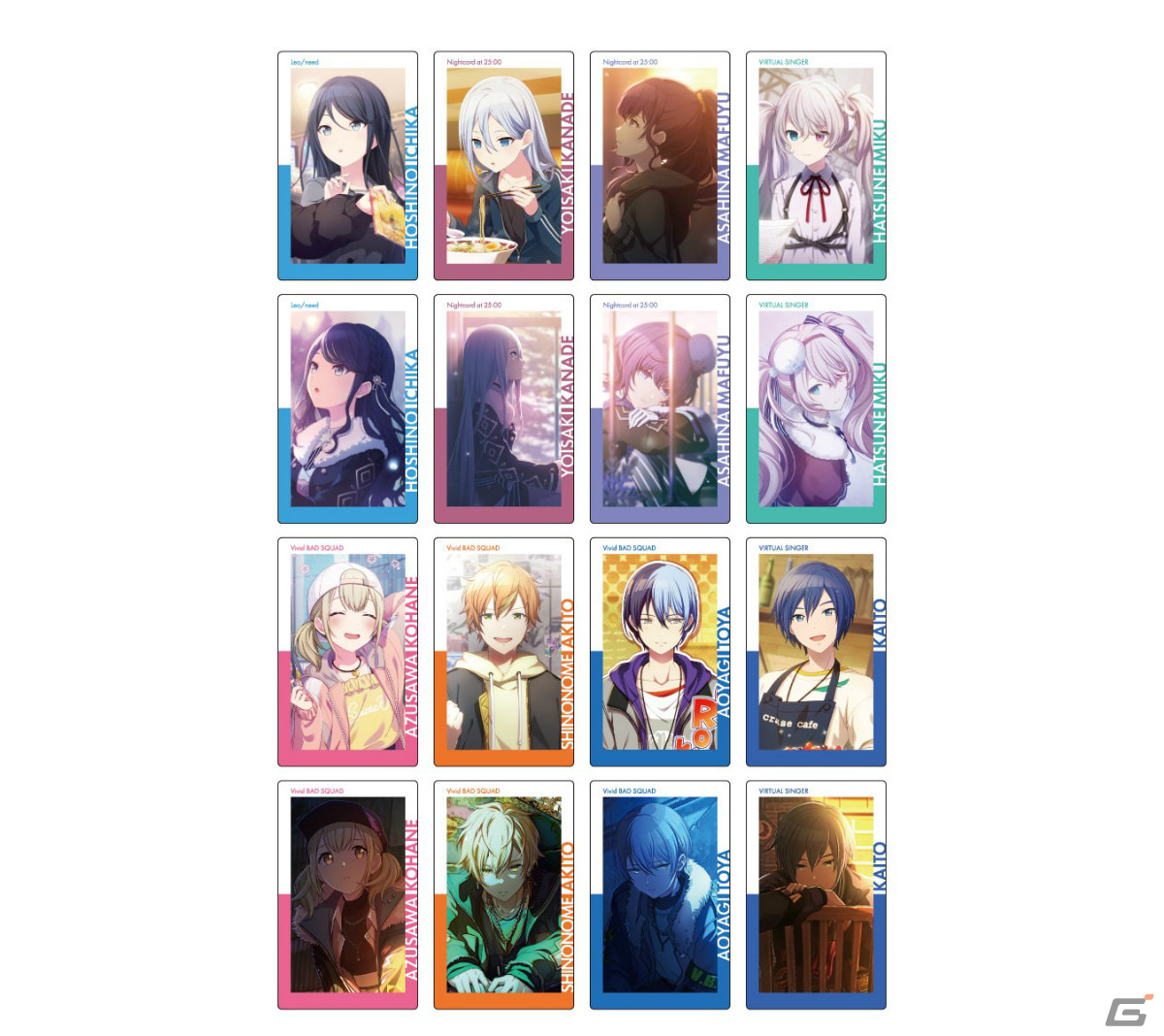 プロセカ」Brand New World ePick card seriesやブランケット