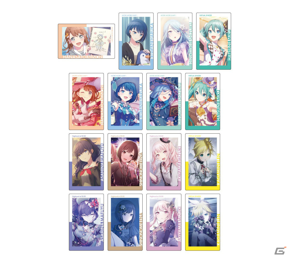 プロセカ」Brand New World ePick card seriesやブランケットなどの