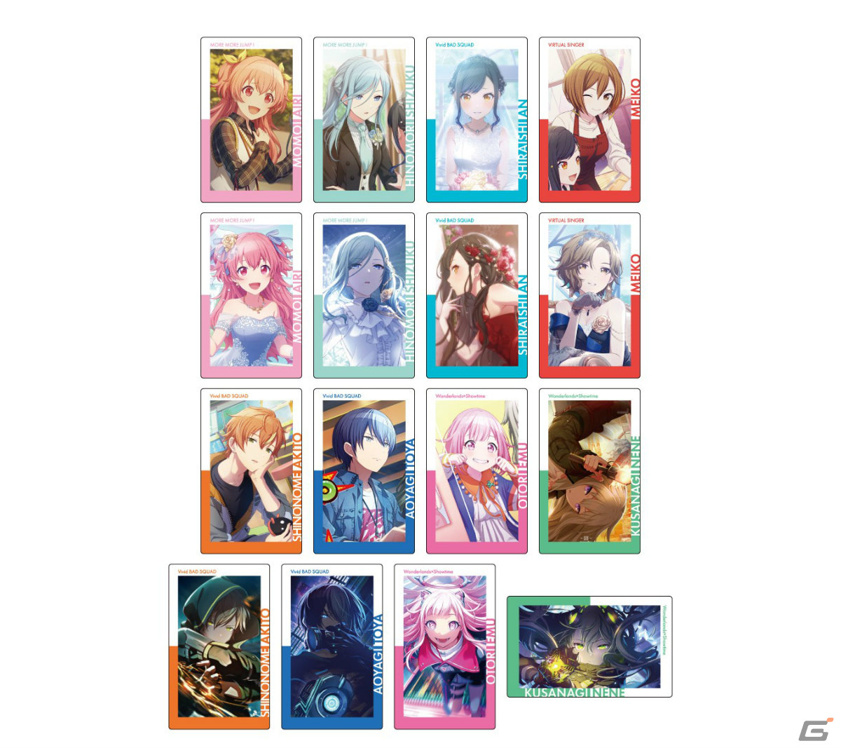 プロセカ」Brand New World ePick card seriesやブランケットなどの