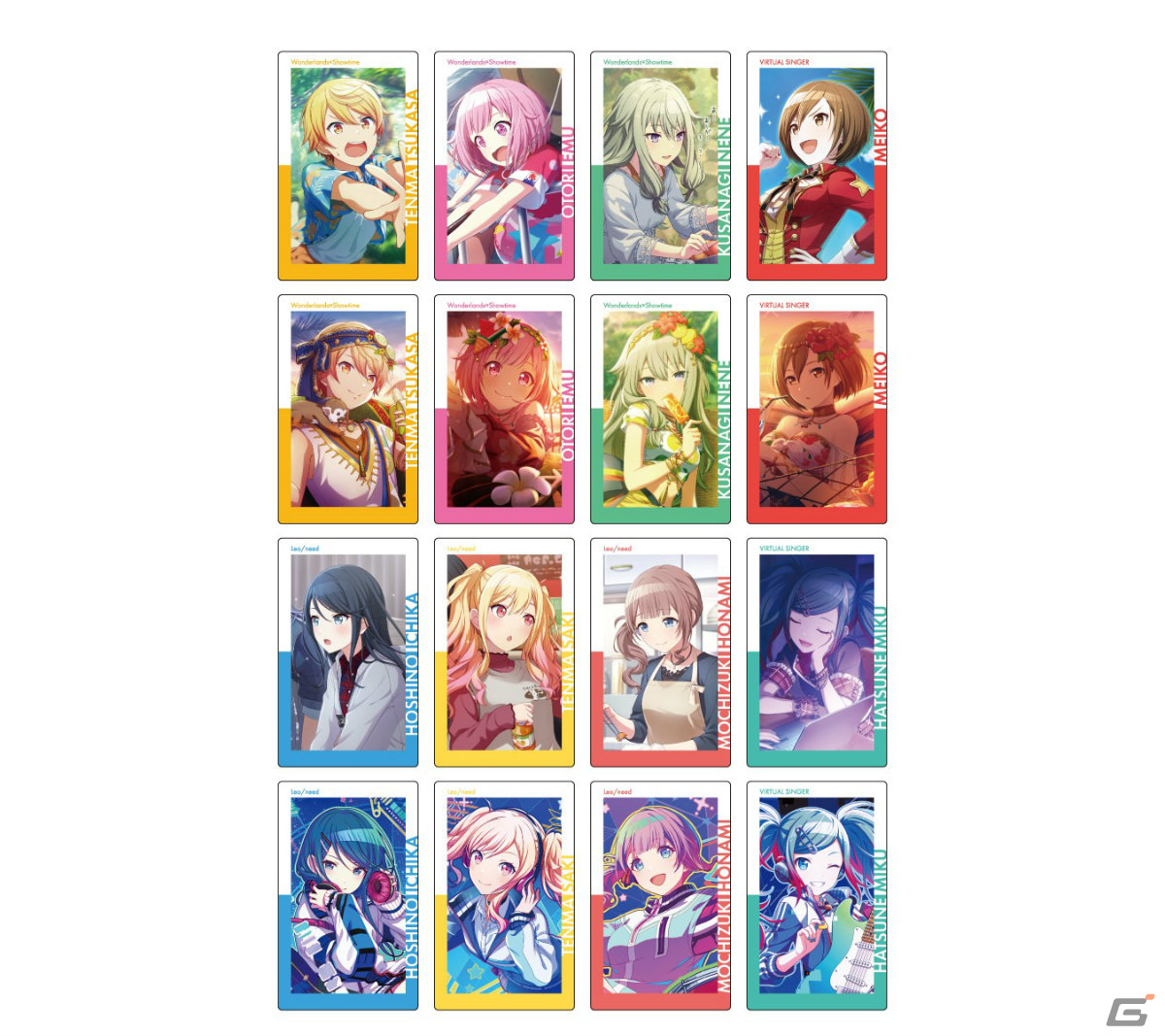 プロセカ」Brand New World ePick card seriesやブランケットなどの