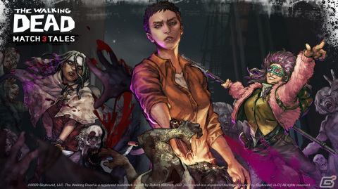「ウォーキング・デッド」の原作コミックをベースにしたパズル型RPG「The Walking Dead Match 3 Tales」が配信開始！の画像2