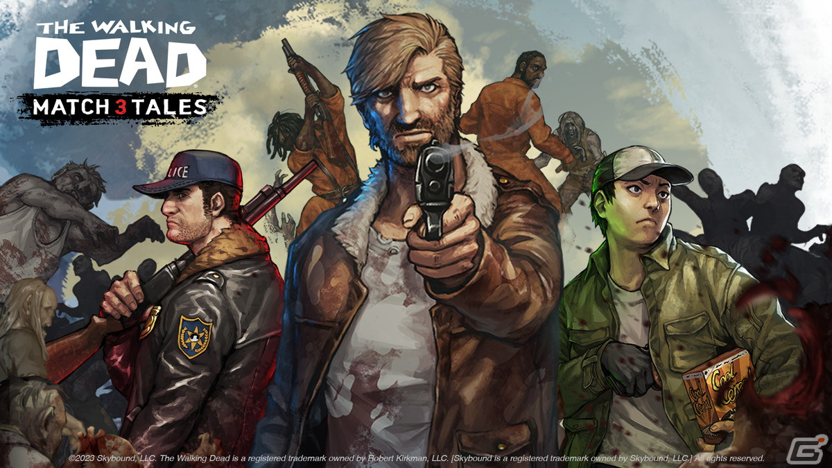 「ウォーキング・デッド」の原作コミックをベースにしたパズル型RPG「The Walking Dead Match 3 Tales」が配信開始！の画像1