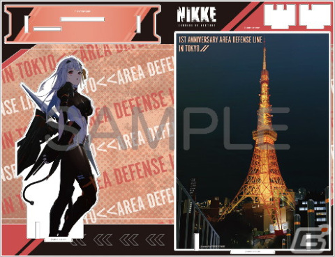 「勝利の女神：NIKKE」一周年記念エリア防衛戦POPUPイベントが秋葉原で11月2日より開催！東京タワーとコラボした描き下ろしイラストのグッズが販売の画像5