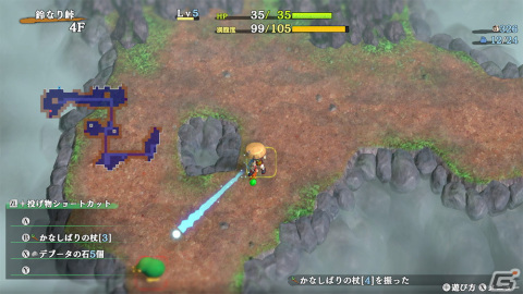 「風来のシレン6」では歩いた道筋が表示されるシステムやショートカット機能が搭載！快適なダンジョン探索が可能にの画像2