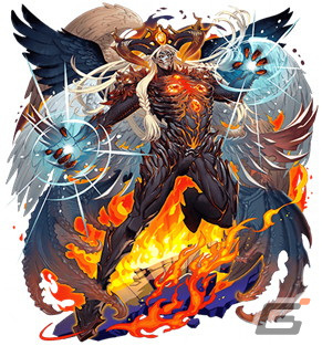 「猫とドラゴン」漫画家の萩原一至氏が作画した［神威万象］アスラや［生命水神］アヌケトが登場！マーリンやハデスの復刻もの画像4
