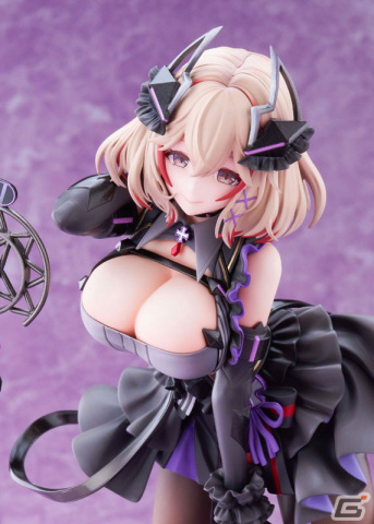 「アズールレーン」ローンがアイドル衣装のμ兵装としてフィギュア化！笑顔フェイスパーツが付属するあみあみ限定版もの画像12
