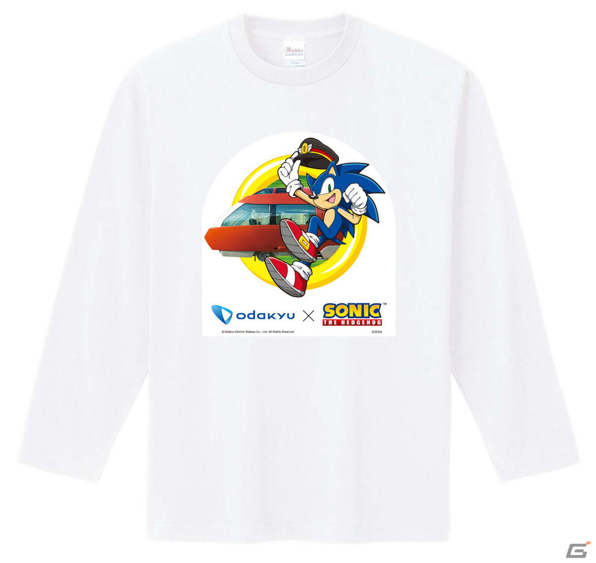 「ソニックスーパースターズ」と小田急電鉄によるコラボキャンペーンが開始！Switch版ソフトやコラボTシャツが当たるの画像3