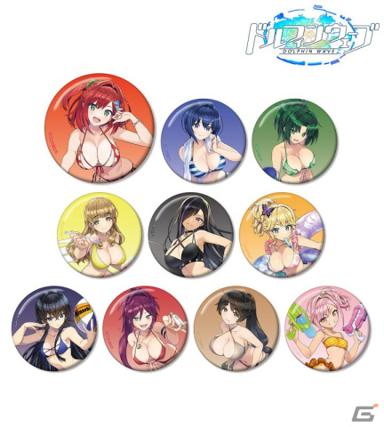 「ドルフィンウェーブ」全20種のトレーディングアクリルカードやメモリーイラストを使用したキャンバスボードが登場！の画像2