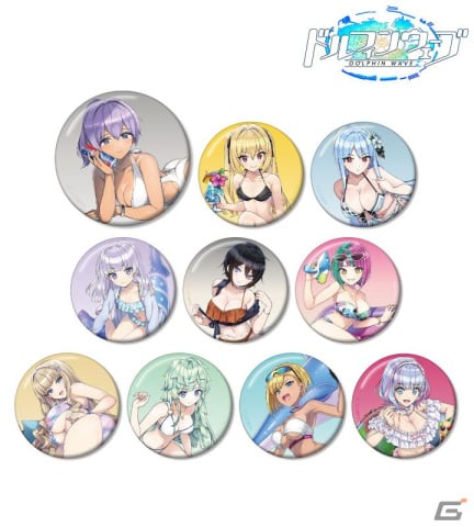 「ドルフィンウェーブ」全20種のトレーディングアクリルカードやメモリーイラストを使用したキャンバスボードが登場！の画像3