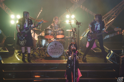 「The QUEEN of PURPLE 2nd Live Tour Live and let “Live”」東京公演レポート：「ナナシス」が誇る4人組ガールズロックバンド“QOP”の現在地の画像18