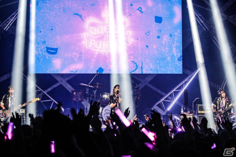 「The QUEEN of PURPLE 2nd Live Tour Live and let “Live”」東京公演レポート：「ナナシス」が誇る4人組ガールズロックバンド“QOP”の現在地の画像5