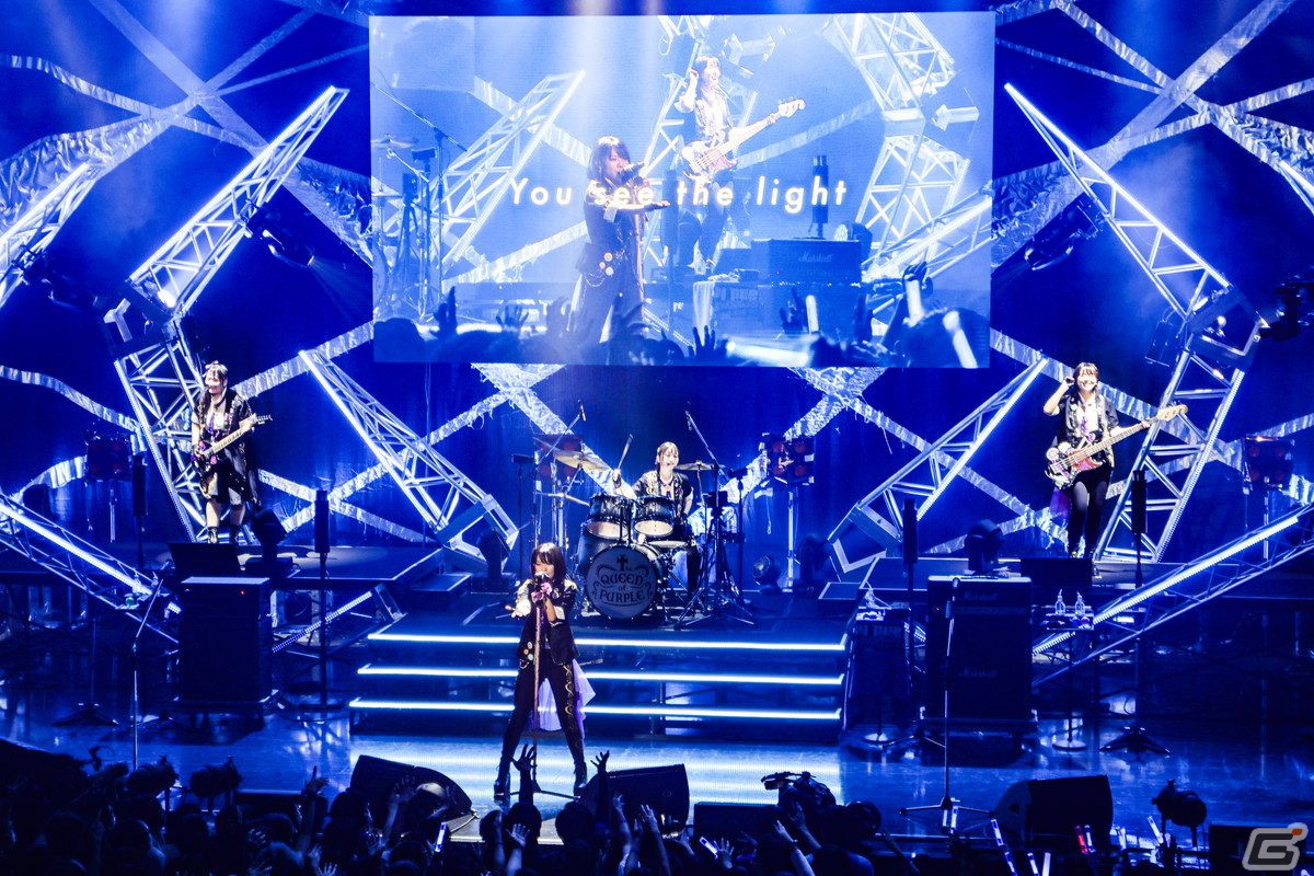 「The QUEEN of PURPLE 2nd Live Tour Live and let “Live”」東京公演レポート：「ナナシス」が誇る4人組ガールズロックバンド“QOP”の現在地の画像21
