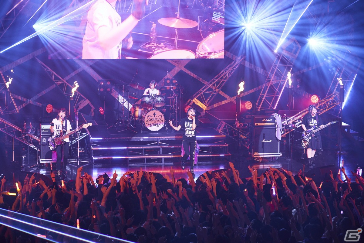 「The QUEEN of PURPLE 2nd Live Tour Live and let “Live”」東京公演レポート：「ナナシス」が誇る4人組ガールズロックバンド“QOP”の現在地の画像46