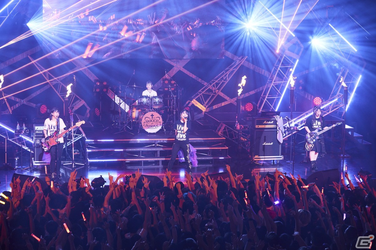 「The QUEEN of PURPLE 2nd Live Tour Live and let “Live”」東京公演レポート：「ナナシス」が誇る4人組ガールズロックバンド“QOP”の現在地の画像47