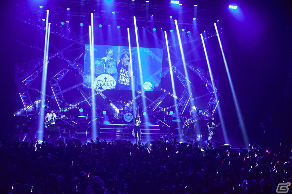 「The QUEEN of PURPLE 2nd Live Tour Live and let “Live”」東京公演レポート：「ナナシス」が誇る4人組ガールズロックバンド“QOP”の現在地の画像50