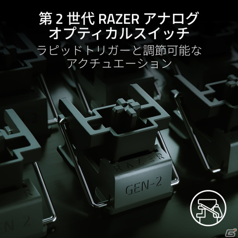 Razerよりゲーミングキーボード「Razer Huntsman V3 Pro」シリーズ3製品の予約受付が開始！“高速性”を重視した新光学スイッチ搭載モデルの画像2