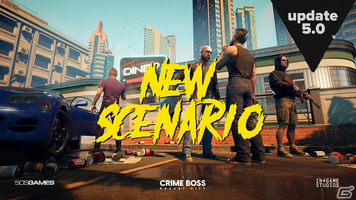 「CRIME BOSS: ROCKAY CITY」でハロウィンコンテンツが配信！カボチャ頭の敵ギャングや新たなシナリオ「ダイナー」が登場の画像4