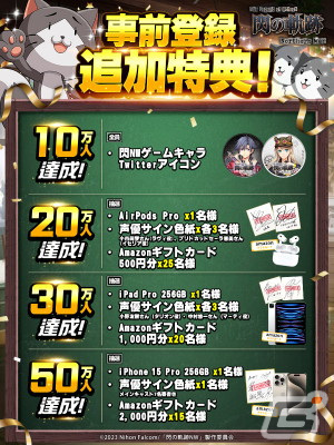 「英雄伝説 閃の軌跡：Northern War」のストア予約が開始！事前登録者20万人突破で特典の追加が決定、ゲーム情報もの画像4