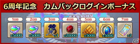 「CARAVAN STORIES」6周年イベントが開催！最大340連の無料ガチャや7762幻魔石もらえるログボがスタートの画像4
