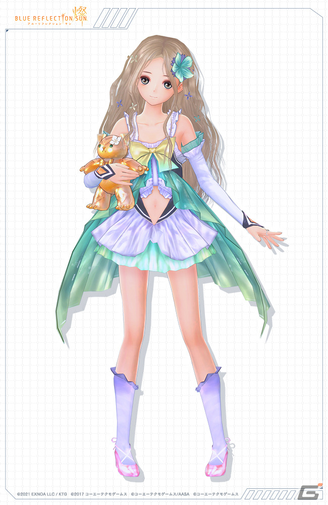 司城来夢 等身大タペストリー BLUE REFLECTION ガストショップ限定