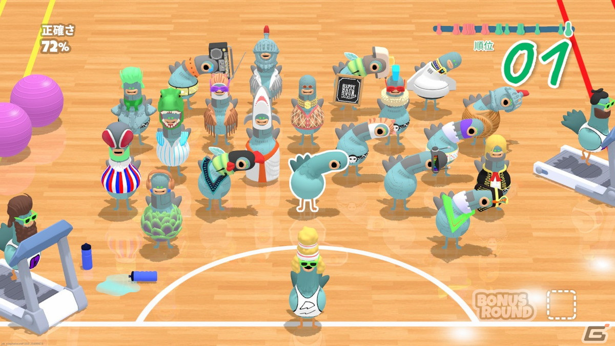 ハトとなり30羽の群れの中でリズムバトルロワイヤルを行う「Headbangers: Rhythm Royale」がPlayStation/Xbox/Switch/PC向けに配信開始!の画像
