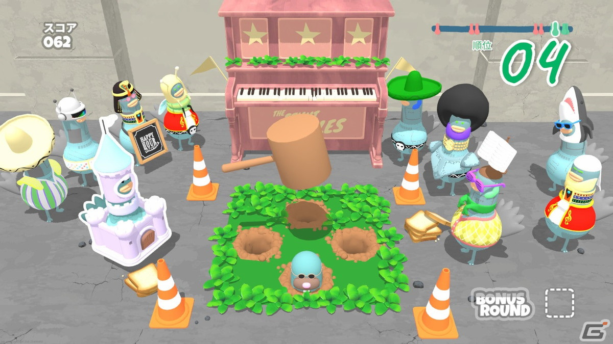 ハトとなり30羽の群れの中でリズムバトルロワイヤルを行う「Headbangers: Rhythm Royale」がPlayStation/Xbox/Switch/PC向けに配信開始！の画像4