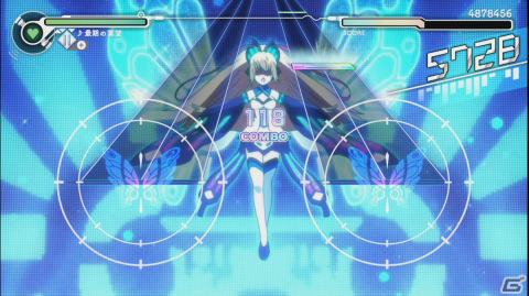 「GUNVOLT RECORDS 電子軌録律」はコントローラーとタッチ操作に対応、各ノーツの説明などゲームシステム詳細が公開！の画像