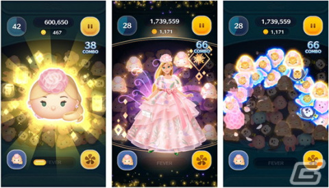 「LINE：ディズニー ツムツム」にエレガントな装いのラプンツェルとアリエル、ティアナが登場！の画像3