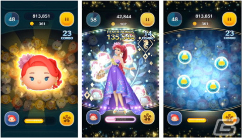 「LINE：ディズニー ツムツム」にエレガントな装いのラプンツェルとアリエル、ティアナが登場！の画像5