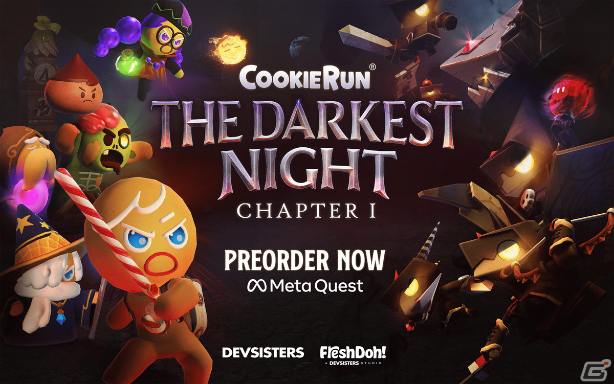 VRアクションアドベンチャー「クッキーラン：暗黒の夜」第1章のプレオーダーがMeta Quest Storeにてスタート！の画像