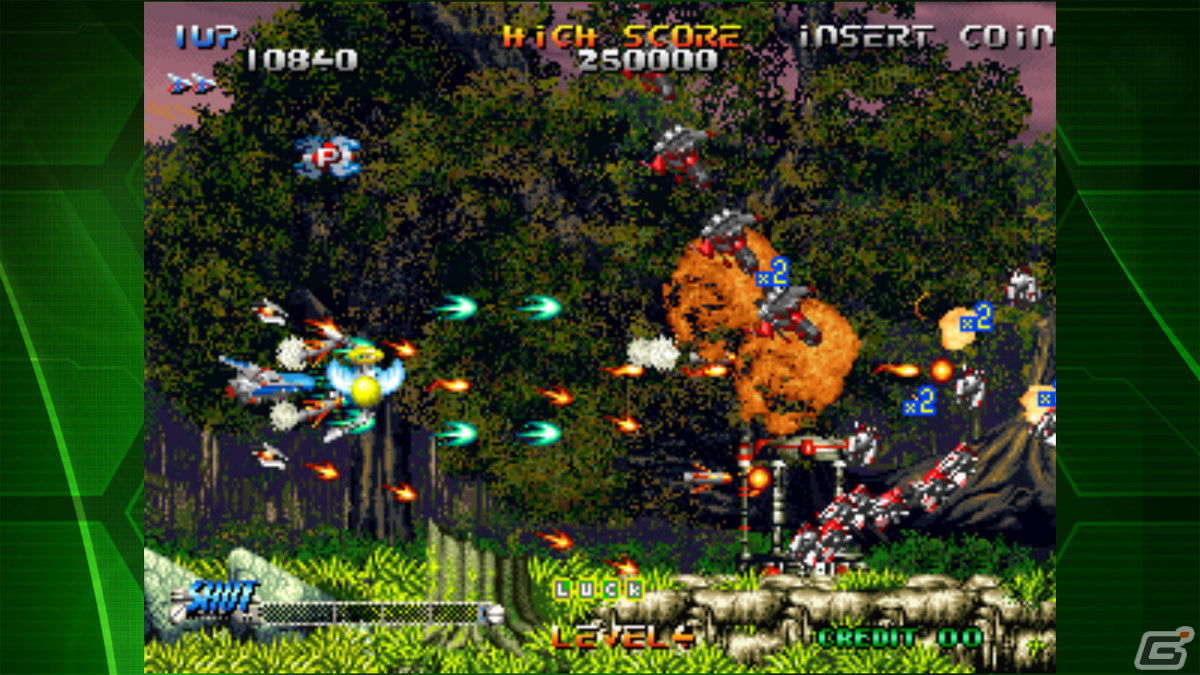 「ブレイジングスター アケアカNEOGEO」iOS/Android版が配信！6種の戦闘機から1つを選び“邪悪なる兵器”と戦うSTGの画像3