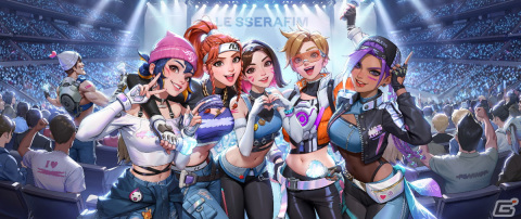 「オーバーウォッチ 2」にK-POPグループ・LE SSERAFIMとのコラボ限定ゲームモード「コンサート・クラッシュ」が登場！の画像1