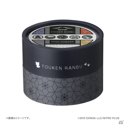 「刀剣乱舞ONLINE」刀のお手入れ道具風のパフ付“ボディパウダー”第2弾が登場！山姥切国広＆山姥切長義など全5種のデザインがラインナップの画像