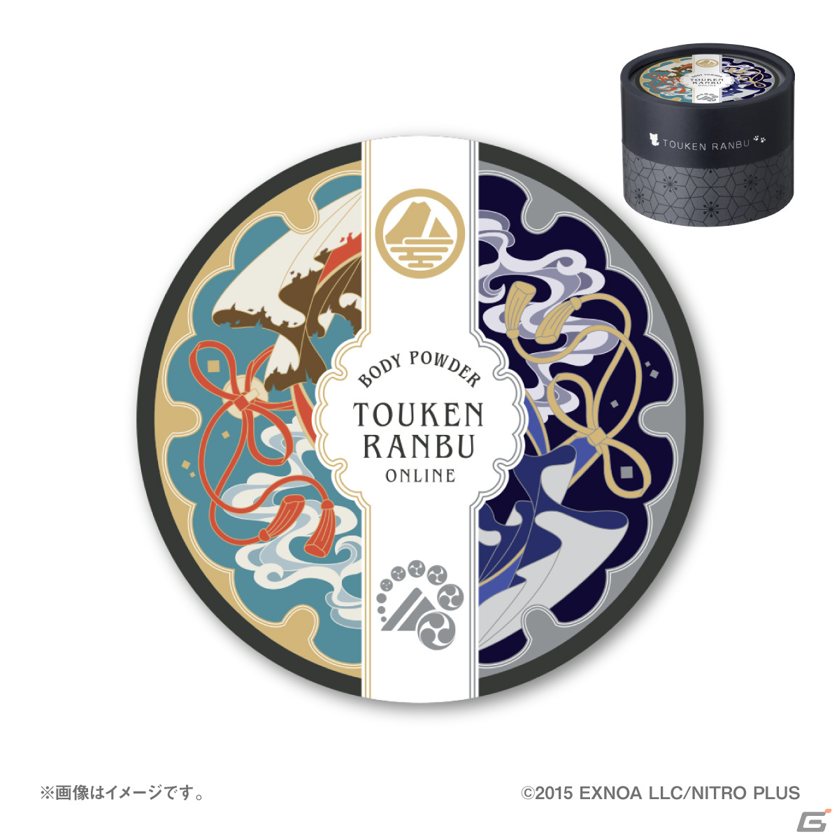 「刀剣乱舞ONLINE」刀のお手入れ道具風のパフ付“ボディパウダー”第2弾が登場！山姥切国広＆山姥切長義など全5種のデザインがラインナップの画像11