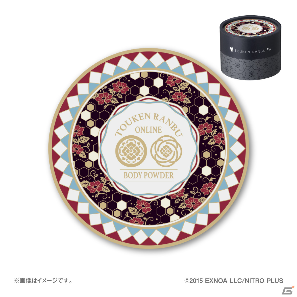 「刀剣乱舞ONLINE」刀のお手入れ道具風のパフ付“ボディパウダー”第2弾が登場！山姥切国広＆山姥切長義など全5種のデザインがラインナップの画像9