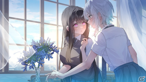 百合ビジュアルノベル「嘘から始まる恋の夏」Steam版が発売!の画像