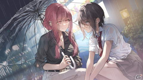 百合ビジュアルノベル「嘘から始まる恋の夏」Steam版が発売!の画像