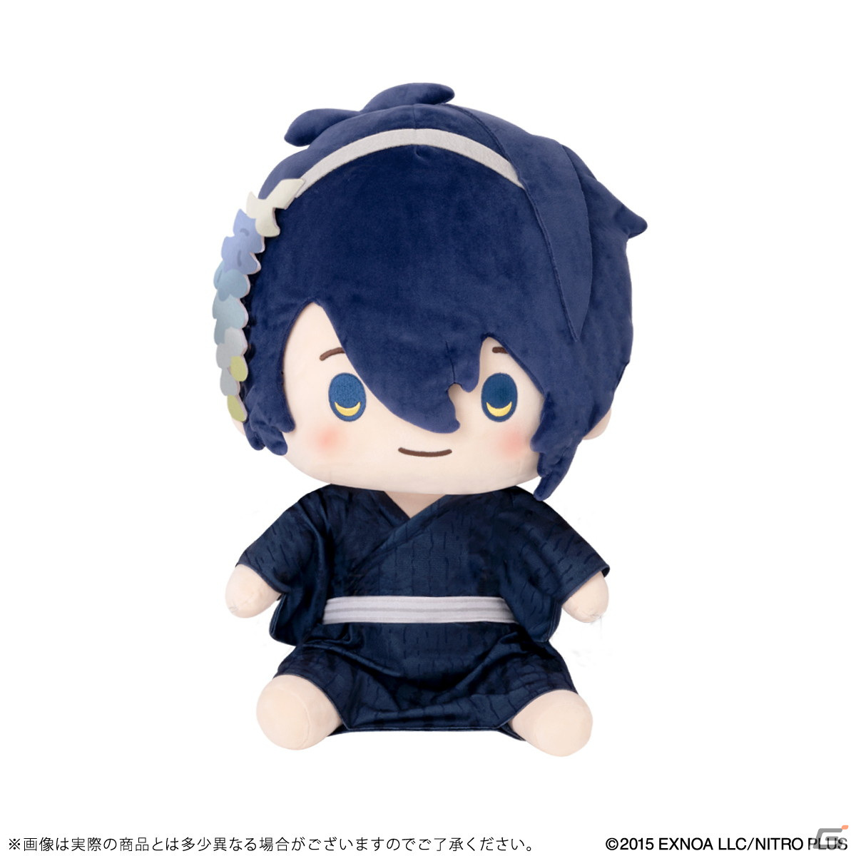 「刀剣乱舞ONLINE PCクッション 三日月宗近‐軽装でりらっくす‐」の予約受付が開始！ぬいぐるみ型クッションとアームレストがセットにの画像3