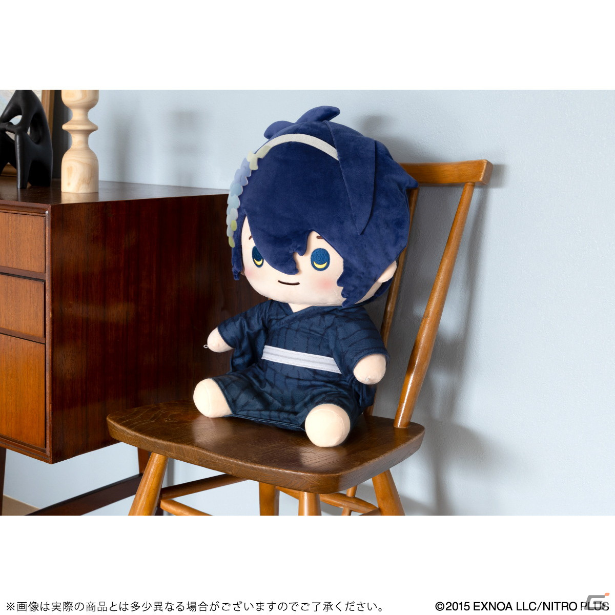 「刀剣乱舞ONLINE PCクッション 三日月宗近‐軽装でりらっくす‐」の予約受付が開始！ぬいぐるみ型クッションとアームレストがセットにの画像5