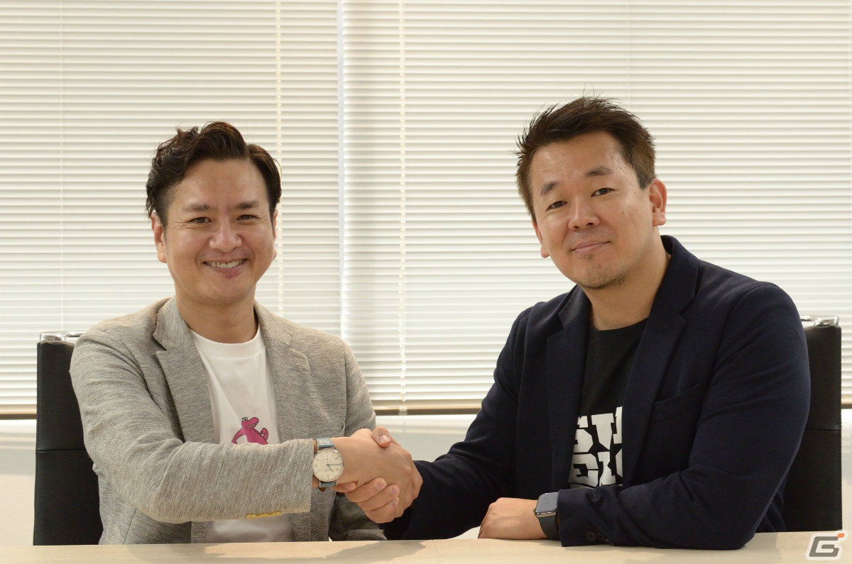（左） バンダイナムコスタジオ 代表取締役社長 内山大輔、（右） Supercell 最高執行責任者 関口勇門