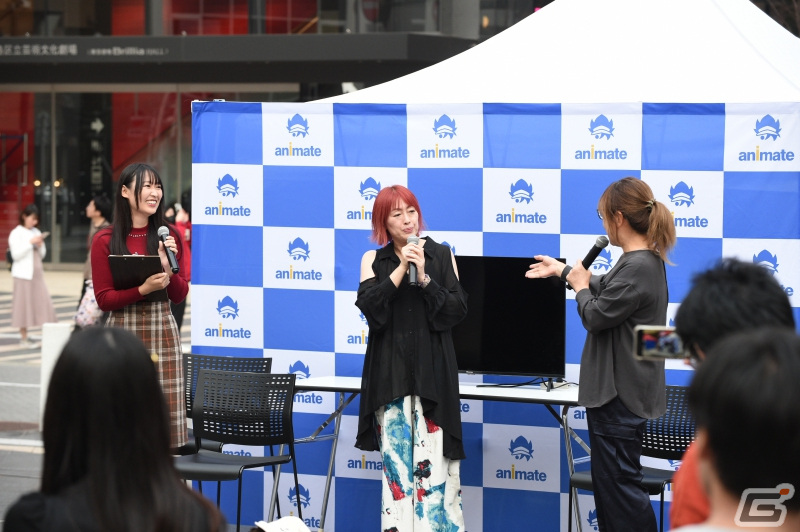 アニビズメイト！内「アニビズステーション」の様子